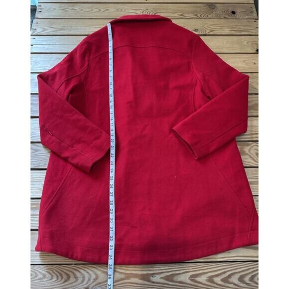 Pendleton Wool Overcoat Size XL Women’s Red - Picture 7 of 10